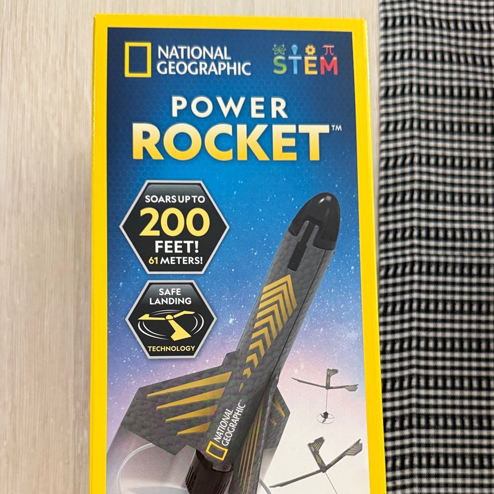 National Geographic Yellow and Black Rocket